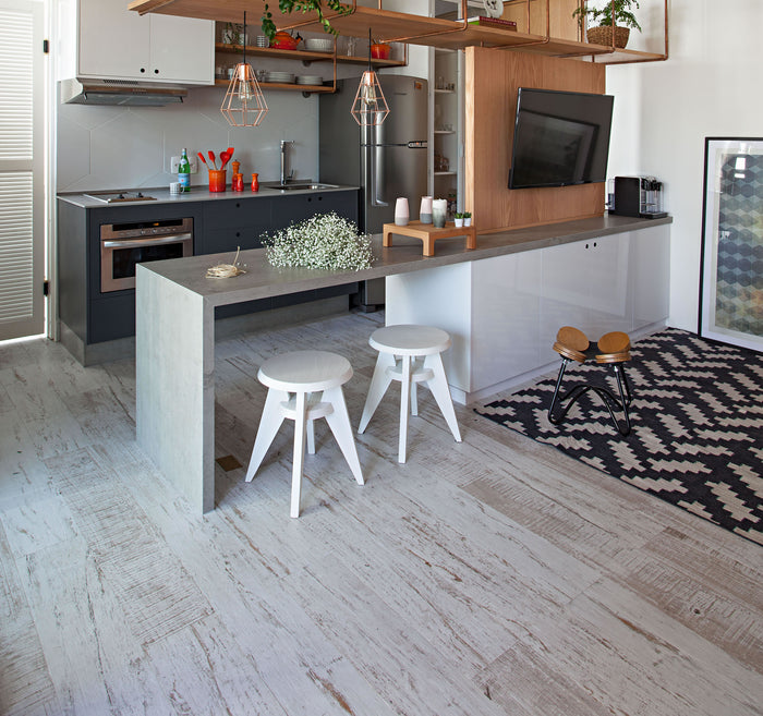Ecopatina Blanc III 8x47 Wood Look Porcelain Plank Tile 2