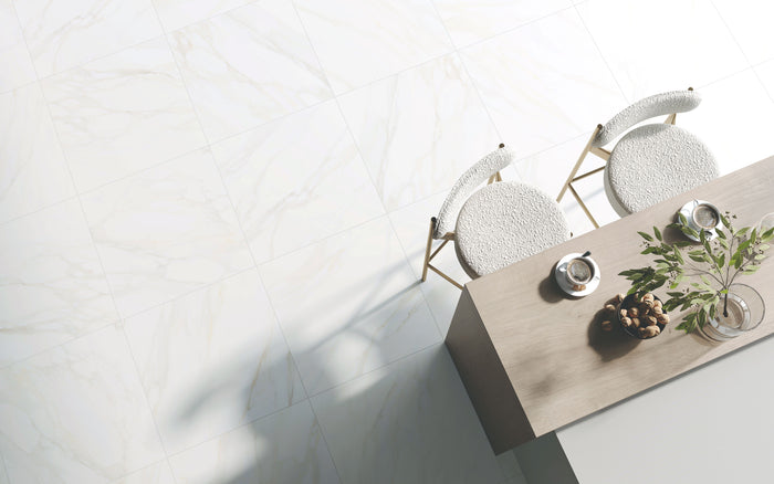 Venus Alpe AC 24x24 Textured Marble Look Porcelain Tile 2