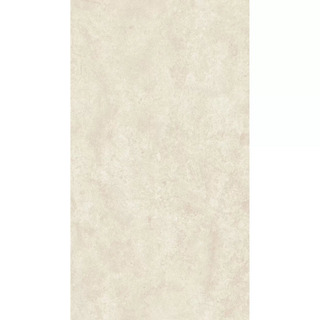Stone White 13x22 ceramic floor tile, face view of a single piece