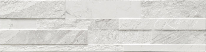 Gioia 3D Bianco 6x24 Porcelain Wall Tile 3
