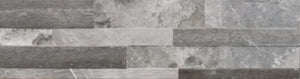 Single piece of Tiffany 3D Grey 6x24 Ledger-Look Wall Tile