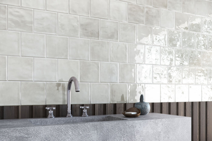 Marrakesh White 6x6 Ceramic Wall Tile 3