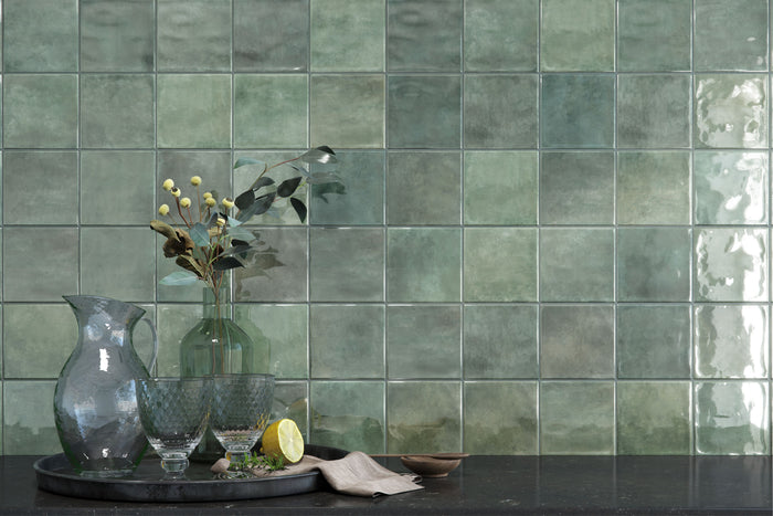 Marrakesh Green 6x6 Ceramic Wall Tile 3