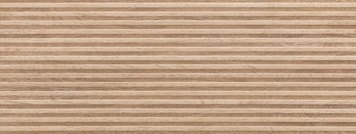 Filetto Camel 18x48 Fluted Ceramic Wall Tile