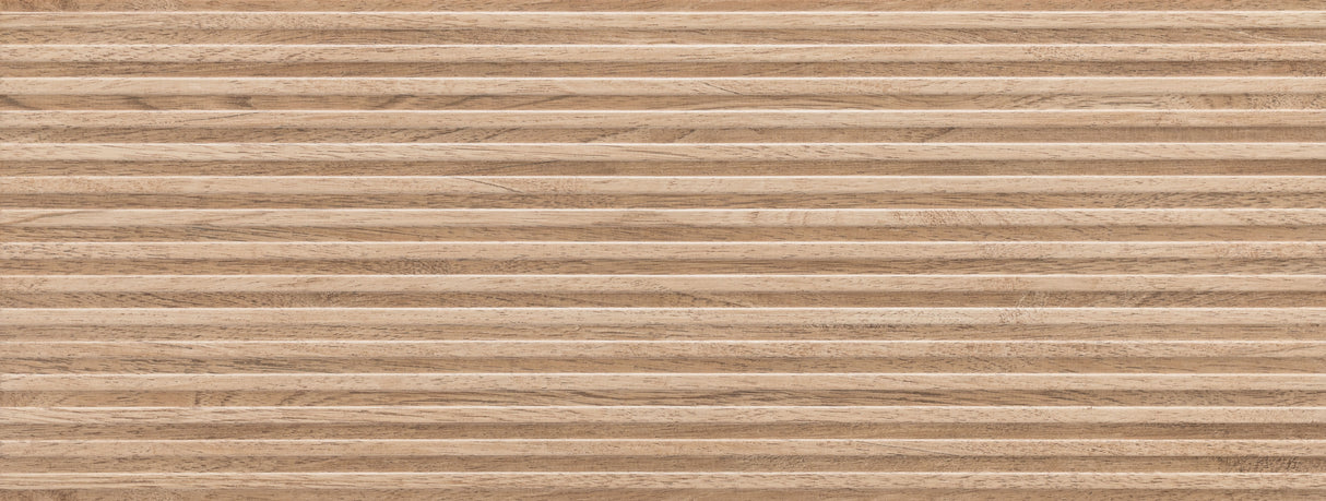 Filetto Camel 18x48 Fluted Ceramic Wall Tile
