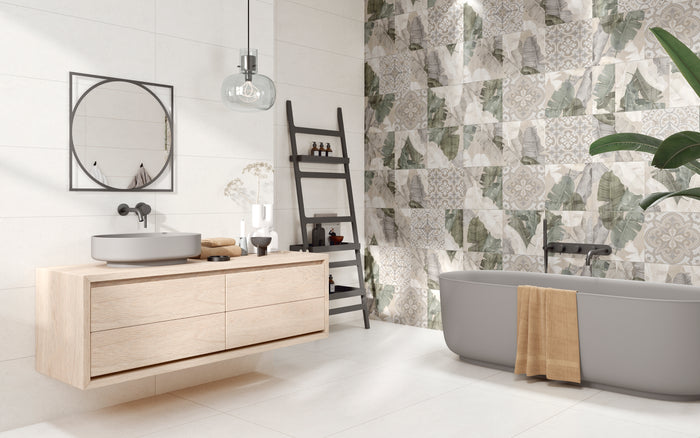 Verona White 12x40 Matte Ceramic Wall Tile 2