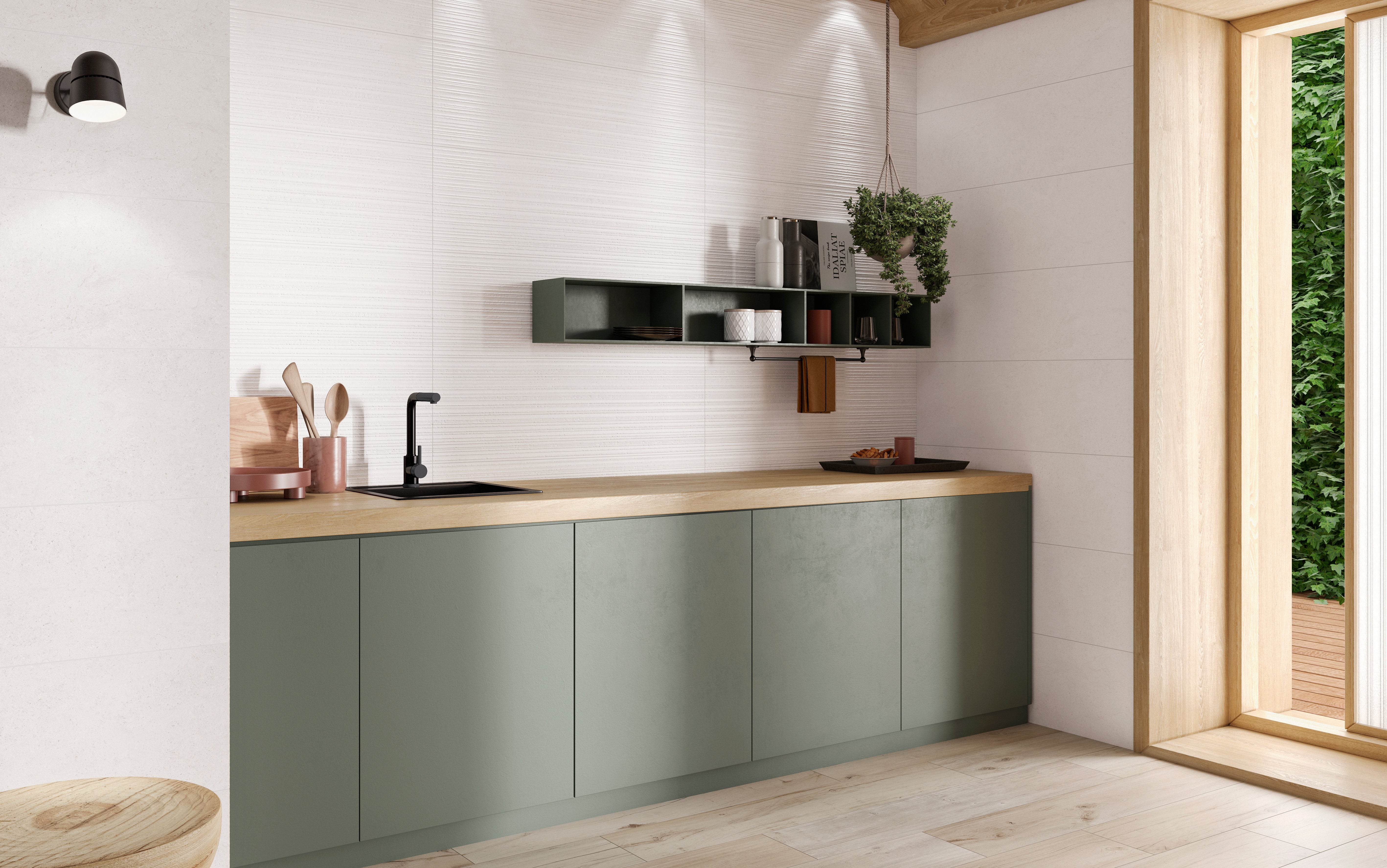 Verona White 12x40 Matte Ceramic Wall Tile | Tile Outlets