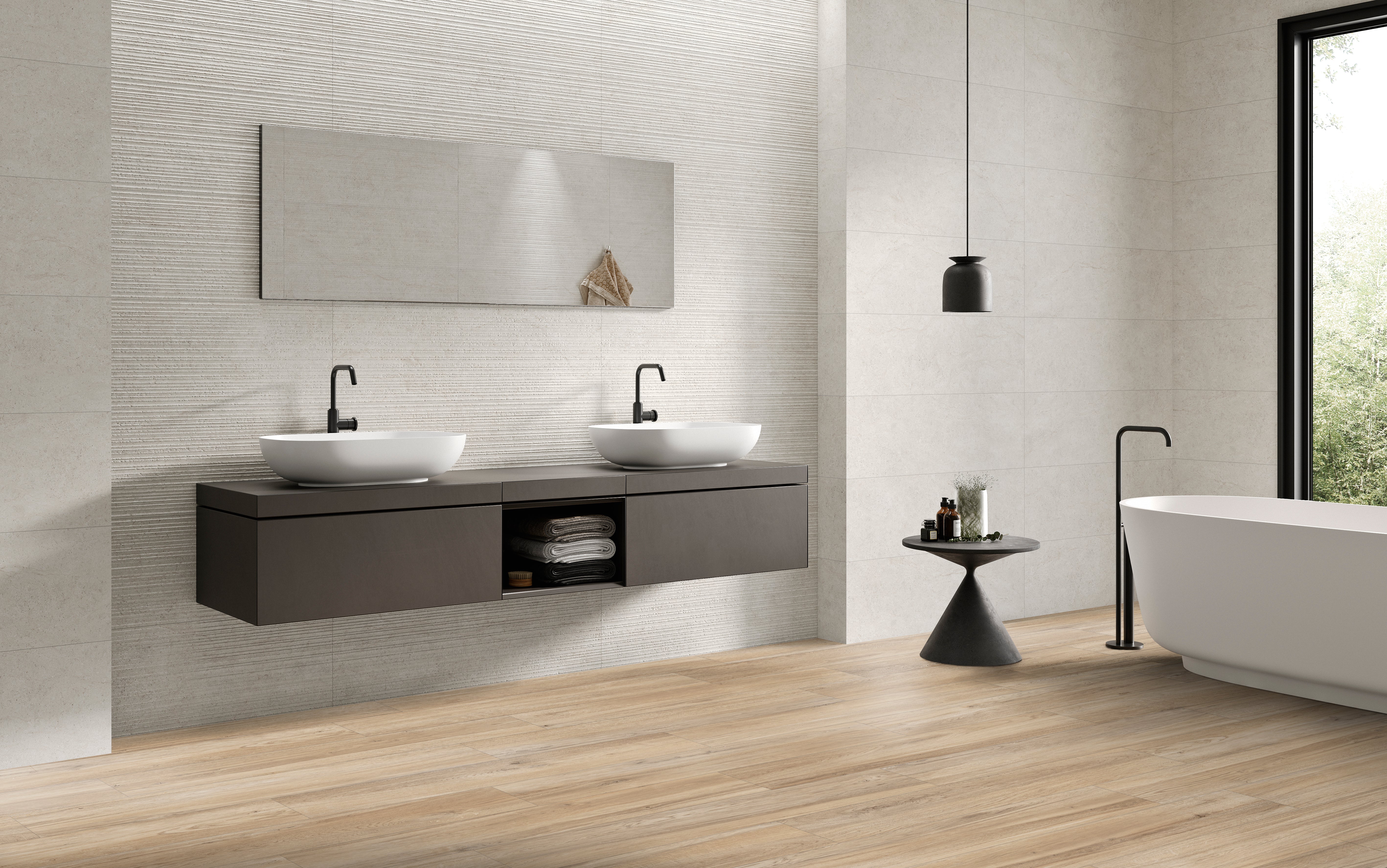 Verona White 12x40 Matte Ceramic Wall Tile | Tile Outlets