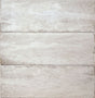 Delta Beige Glossy 5x13 ceramic tile, close-up of three pieces showing the glossy beige glaze