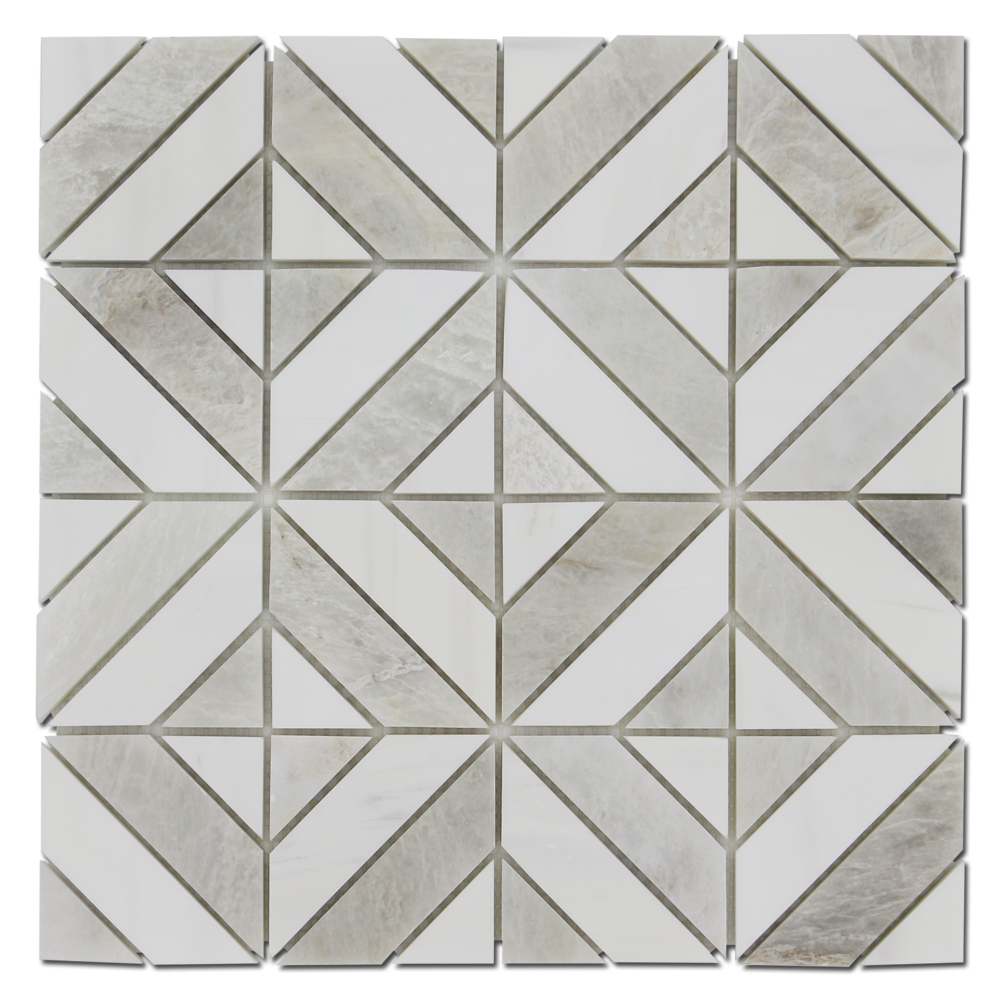 Matrix Dolomite & Iceberg Mosaic Tile