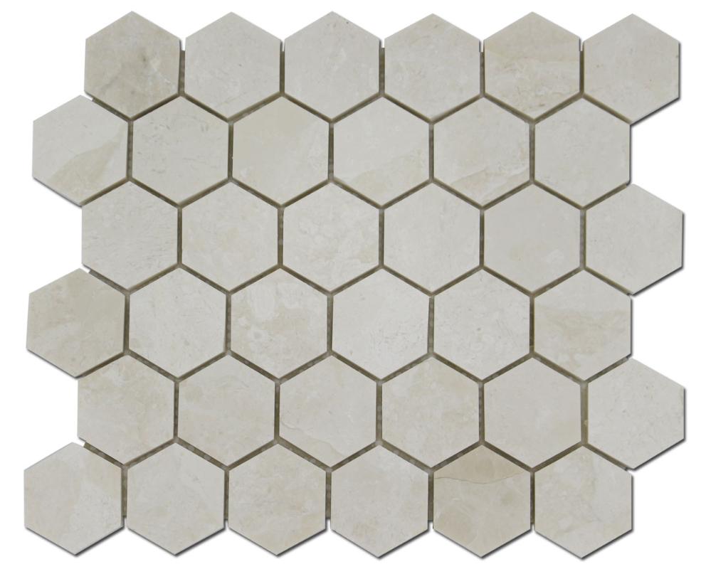 Perla 2" Honeycomb Mosaic Tile