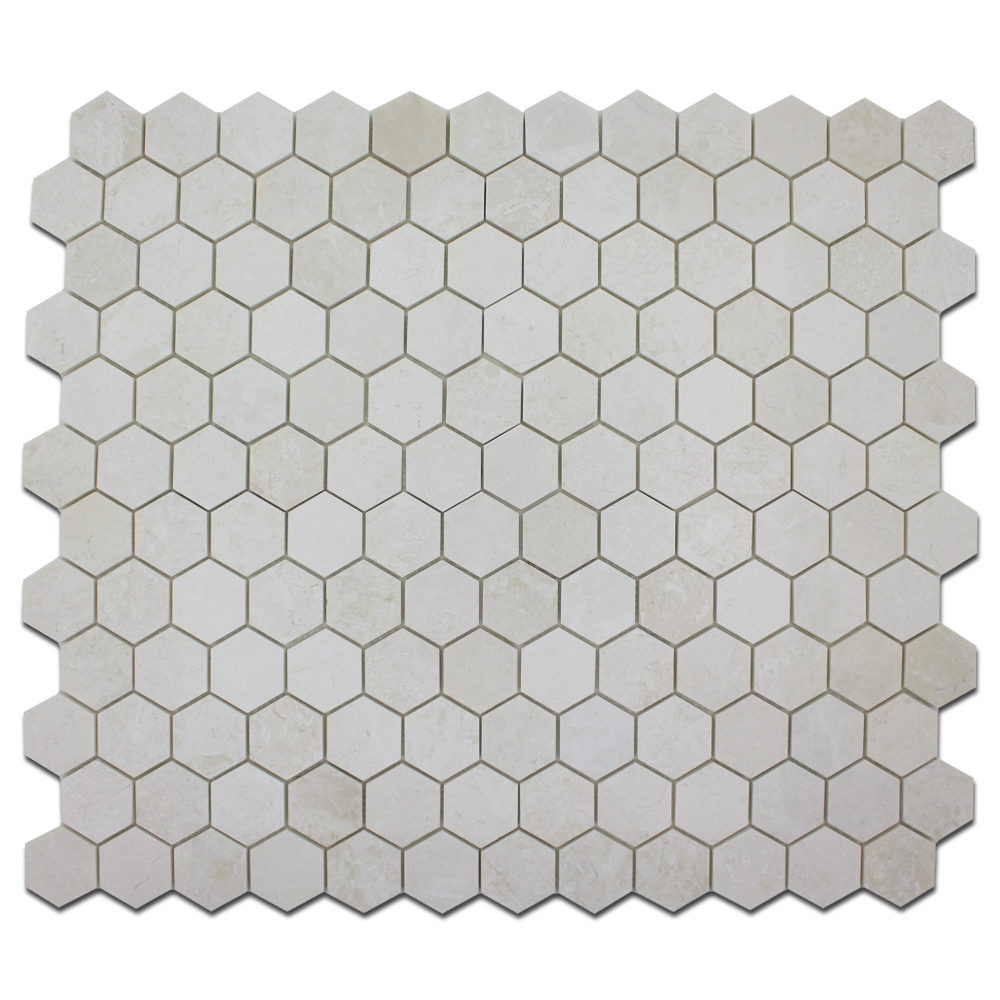 Whole Floor Perla  Honeycomb Mosaic Tile
