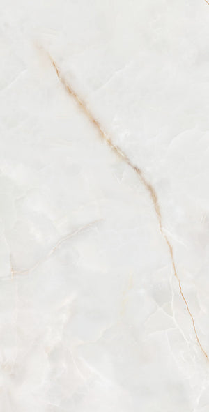 Azulejo porcelánico Onyx Reale 24x48 imitación ónix crema