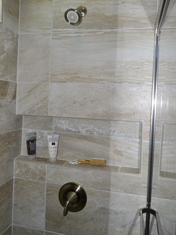 How to Customize Your Shower with Niches, Benches and Even a Soap